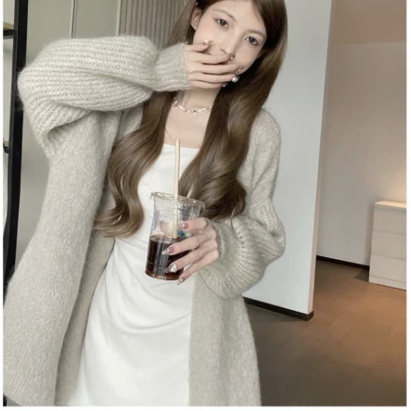 Áo Khoác cardigan Dệt Kim Mềm Thân Thiện Với Da Mùa Thu 2023