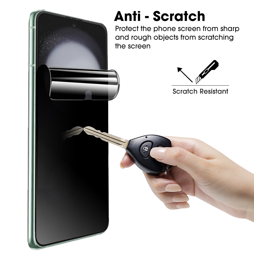 Set 2 Kính Cường Lực Bảo Vệ Màn Hình Chống Nhìn Trộm Cho samsung galaxy z flip 5 z Padp5 5g