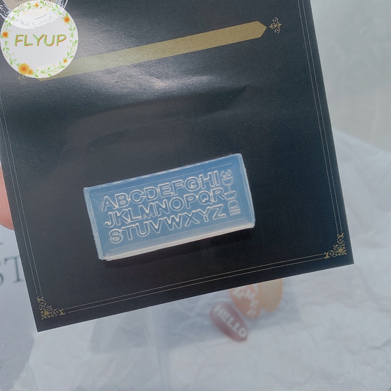 1 Khuôn Silicon In Chữ 3d Trang Trí Móng Tay diy vn