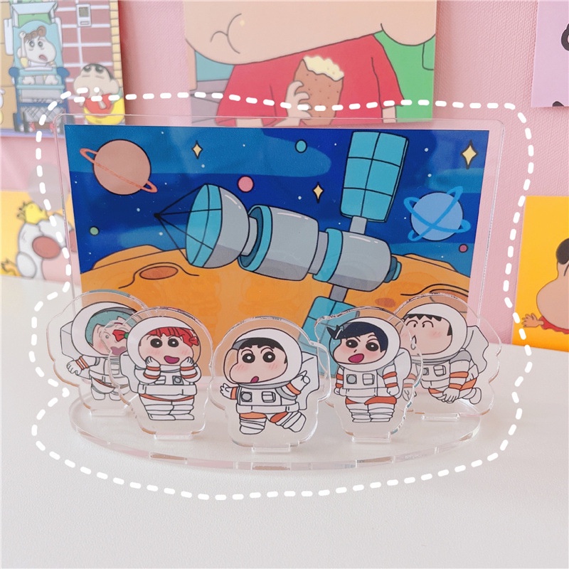 Bảng Vẽ Trang Trí Bằng acrylic Hình Cậu Bé Bút Chì shin-chan Dễ Thương