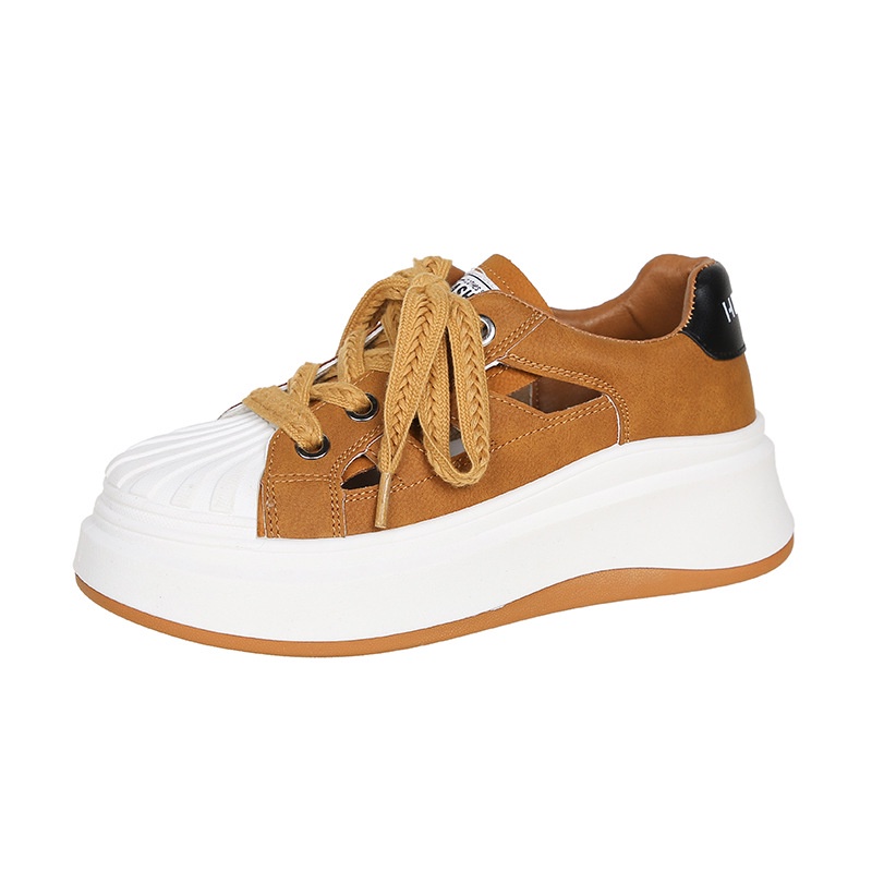 C＆S  Giày thể thao giày nữ giày bánh mì nữ đế cao 2023 Siêu Mềm Xinh Xắn FYD23904US 36Z230906