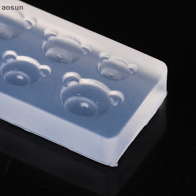 Aosun Khuôn silicone Hình Gấu 3d Dùng Để Trang Trí Móng Nghệ Thuật diy