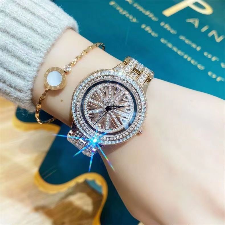 Đồng hồ xoay, Đồng hồ nữ kim cương, Đồng hồ sinh viên, ins