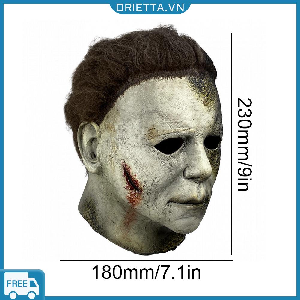 ❖Phụ Kiện Chuyên Dụng Dành Choorietta♪ Mặt Nạ Hóa Trang halloween Kinh Dị michael myers Bằng Cao Su latex
