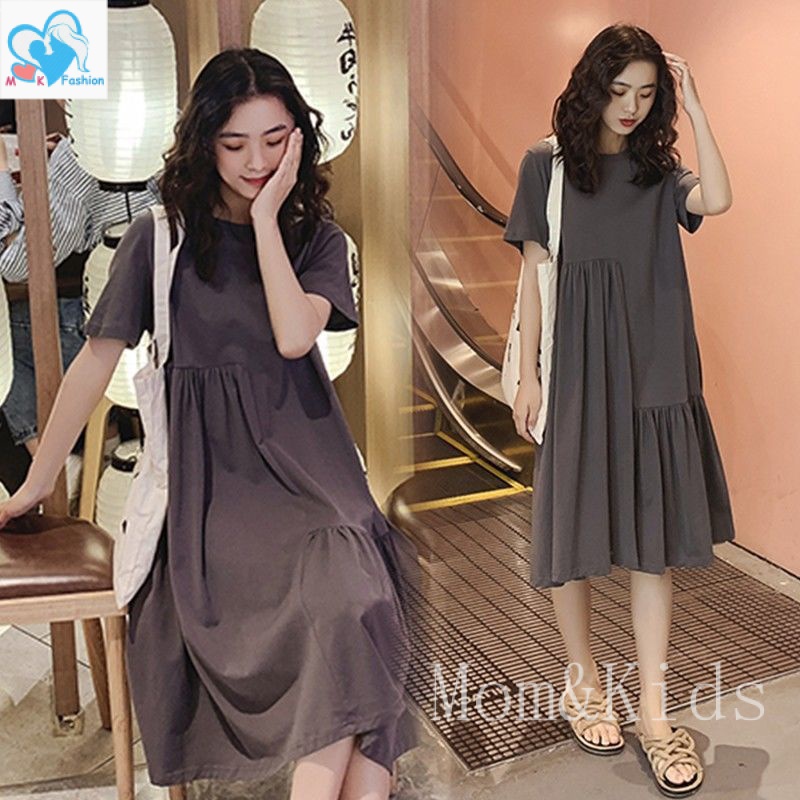 Đầm Bầu Thời Trang Phong Cách Phương Tây Cho Phụ Nữ Mang Thai #Seluar Áo Thun Nam Thiết Kế Đơn Giản Hợp Thời Trang