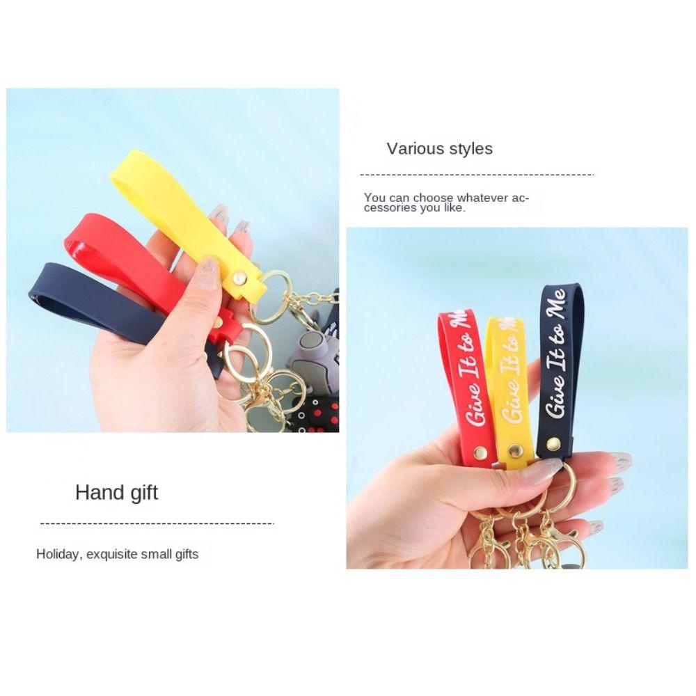 Ivanes Móc Khóa toilet Trượt Tuyết Bằng pvc Họa Tiết Rằn Rinket man man skibidi bop