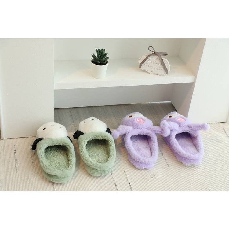 Sanrio Dép Bông Đi Trong Nhà Chống Trượt Hình kuromi melody cinnamoroll pachacco Đáng Yêu Cho Bé Gái