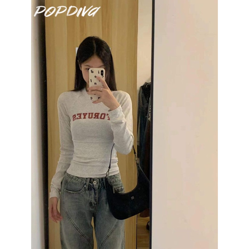 MUSHIHUI áo phông áo thun nữ croptop baby tee Thời trang hàn quốc A29J2H5 36Z230904