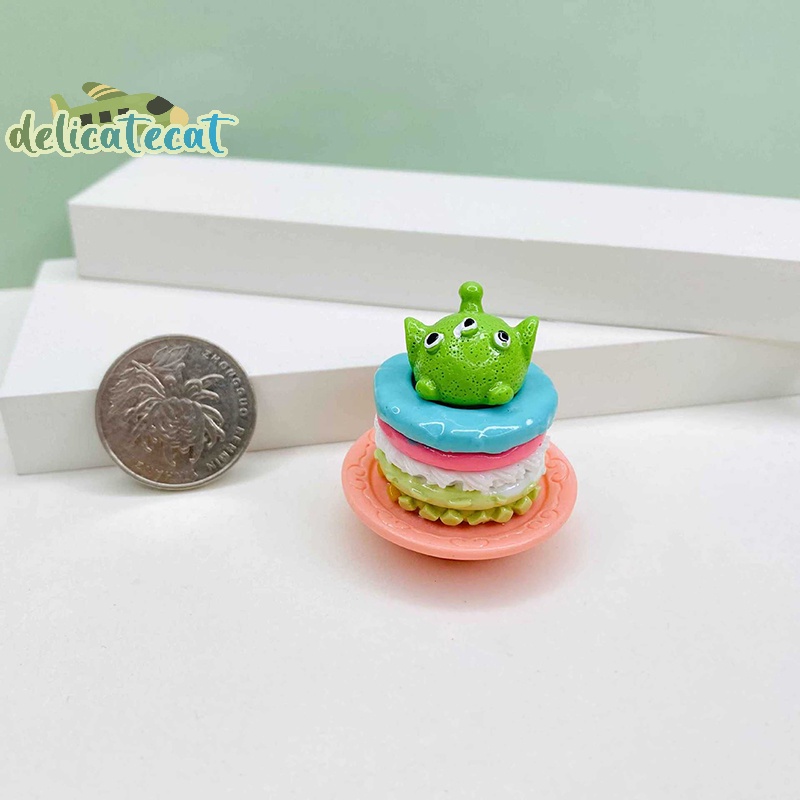 Set 10 Mô Hình Bánh Trái Cây 3d Bằng Nhựa resin Dùng Trang Trí Sổ Tay diy
