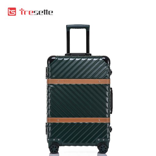 Vali du lịch cao cấp Tresette 1618 size 26 khung nhôm khóa sập bo góc kim loại bảo hành 3 năm