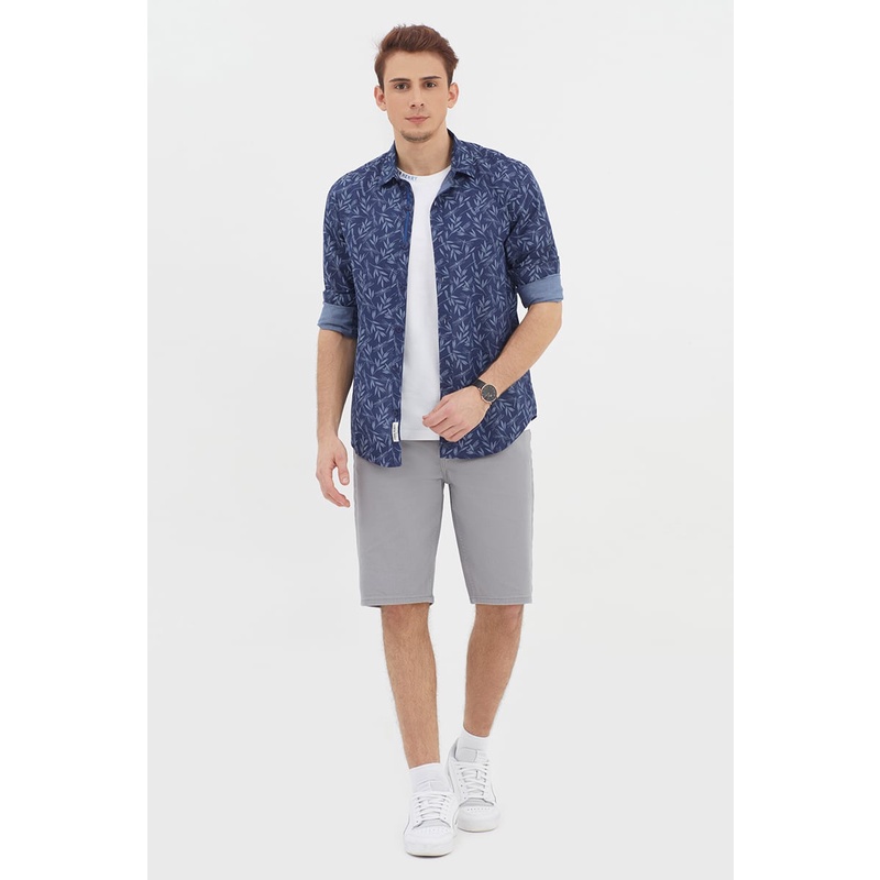 Áo sơ mi nam tay dài in họa tiết , thời thượng, lịch lãm, chỉn chu John Henry - WS21SS75P-LC