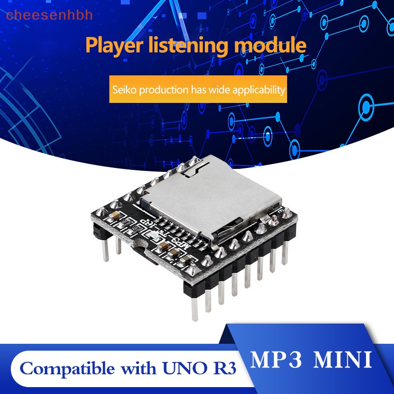 Mô Đun cheehbh tf card u disk mini mp3 dfplayer Âm Thanh Giọng Nói mp3, Gợn Sóng wma vn