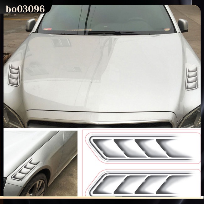 1 Bộ Sticker 3d Dán Trang Trí Lỗ Thông Gió Xe Hơi