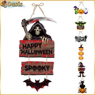 Tấm Bảng Gỗ Treo Tường Trang Trí Chủ Đề halloween