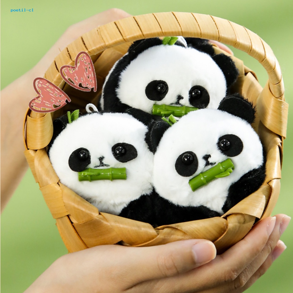 Poetil Đồ Chơi Gấu Trúc Nhồi Bông Chạy Pin Không Dùng Pin Có Chuông Dễ Thương Mới Lạ Cho Bé Trai Mẫu Giáo