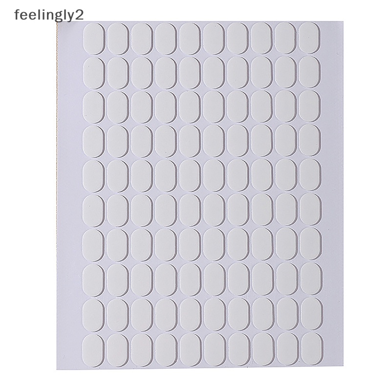 Set 100 Băng Keo Hai Mặt Trong Suốt Dùng Trưng Bày Móng Tay Giả