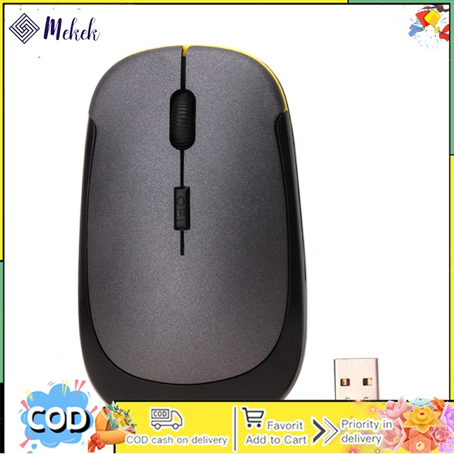 Mekek Chuột không dây 2.4g usb 2.0 Siêu Mỏng