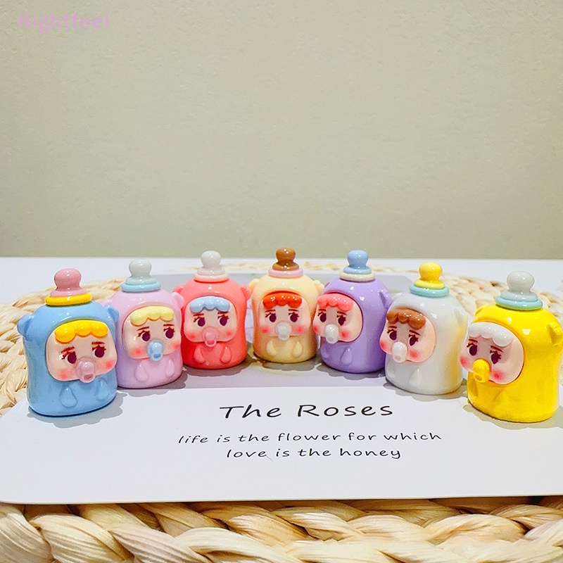 Móc Khóa Hình Bình Sữa Em Bé Bằng Nhựa resin Mới