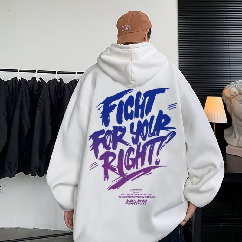 Đầm size m-8xl. 8xl. Áo hoodie Tay Dài Dáng Rộng In Chữ Tiếng Anh Đơn Giản Thời Trang Thu Đông 2022