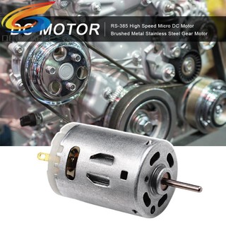 Động cơ chổi than rs-385 tốc độ cao bằng thép không gỉ