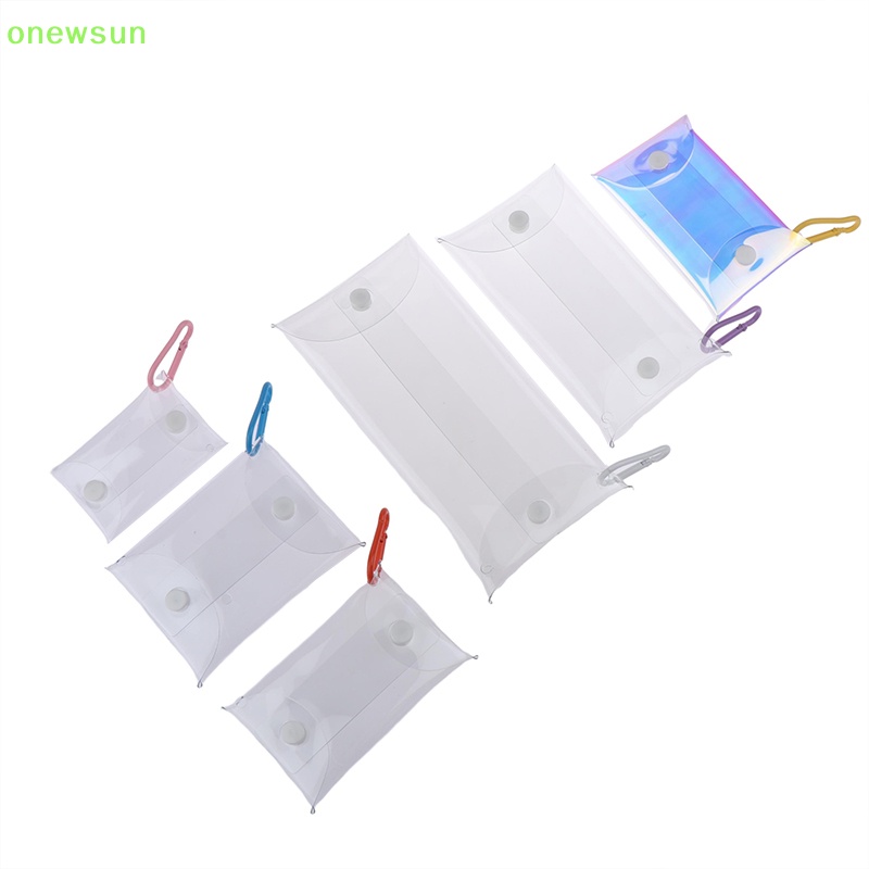 Túi Đựng Tiền Xu / Chìa Khóa / Tai Nghe mini Trong Suốt Hình Búp Bê anime Mới