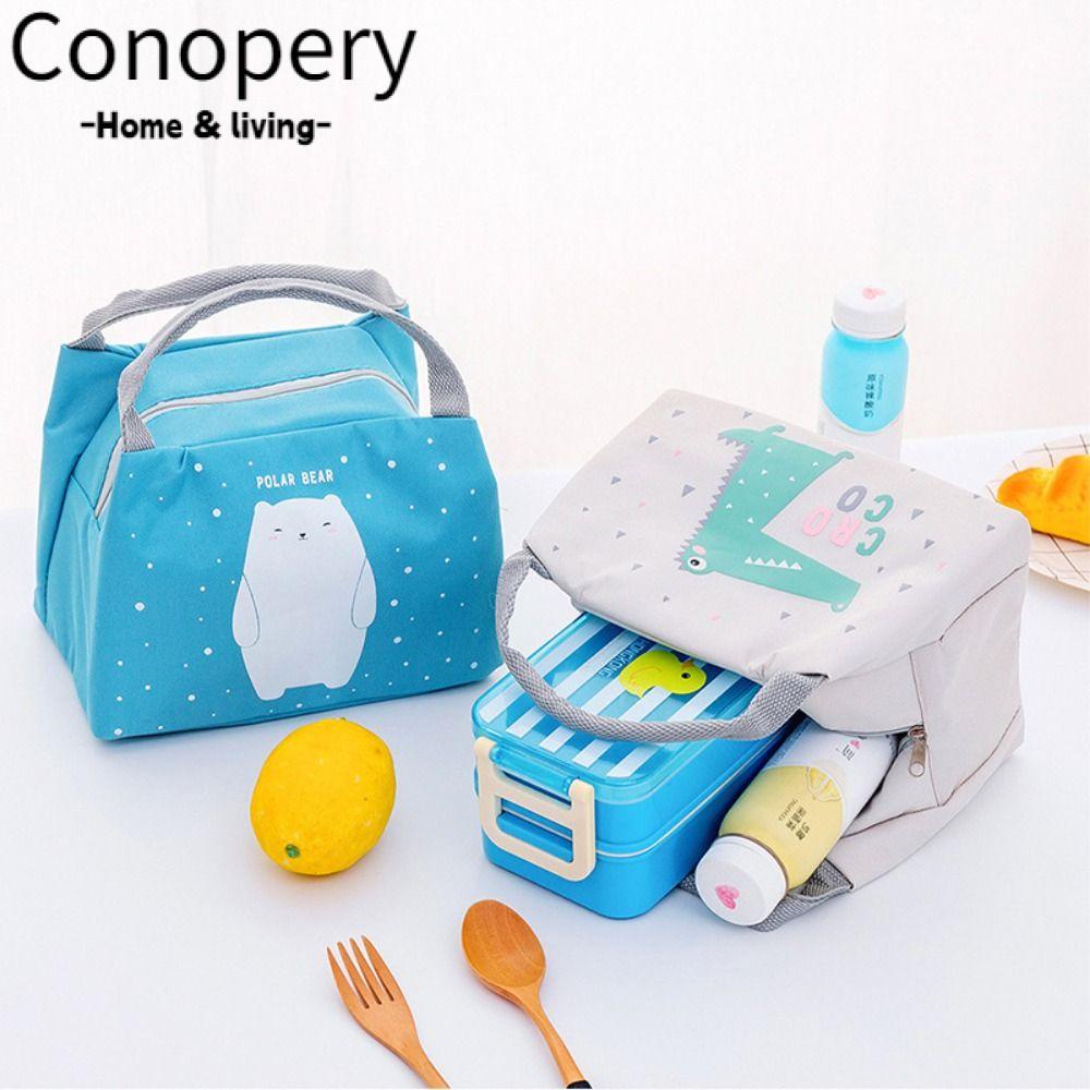 Conopery Hoạt Hình Túi Đựng Bình Sữa Cách Nhiệt / Lạnh 7 Màu Chống Thấm Nước Nhỏ Gọn Cho Mẹ Bỉm Sữa