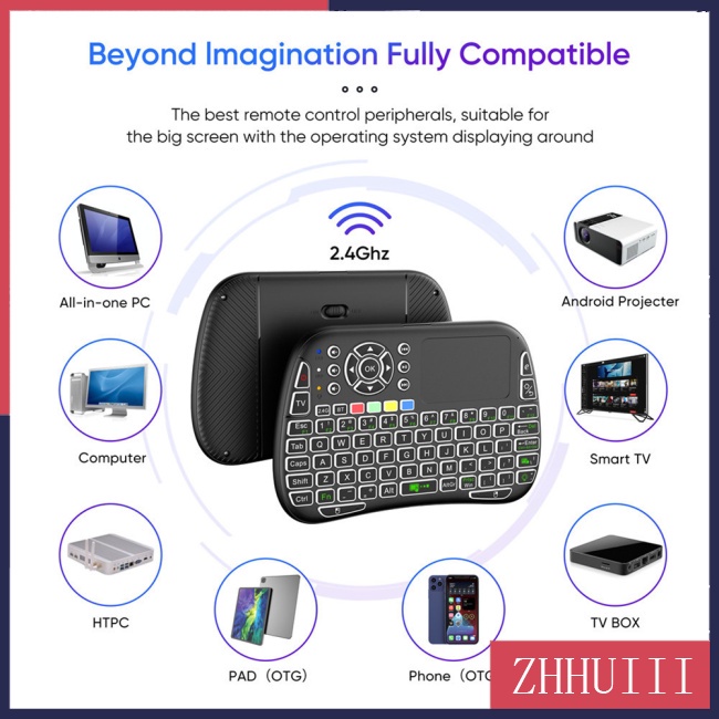 Bàn Phím bluetooth Không Dây mini m9 2.4g Hai Chế Độ Cảm Ứng Thông Minh
