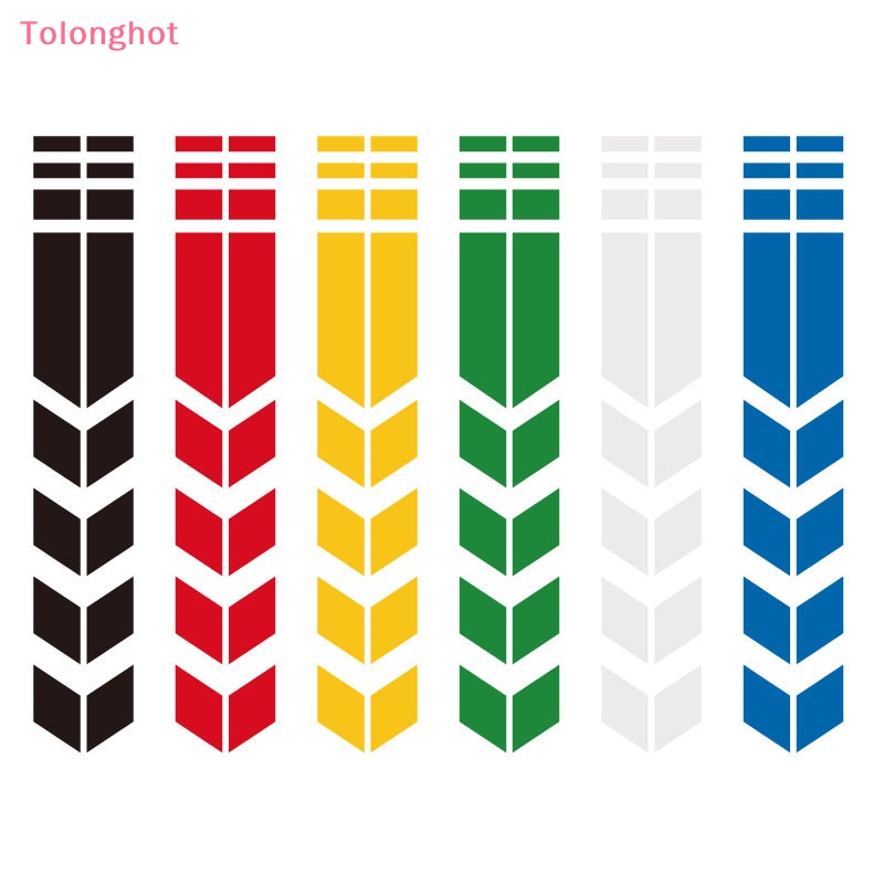 FENDER Tolonghot > Đề Can Phản Quang Cảnh Báo Chống Thấm Nước Hình Mũi Tên Xe Máy / Xe Hơi Thông Dụng