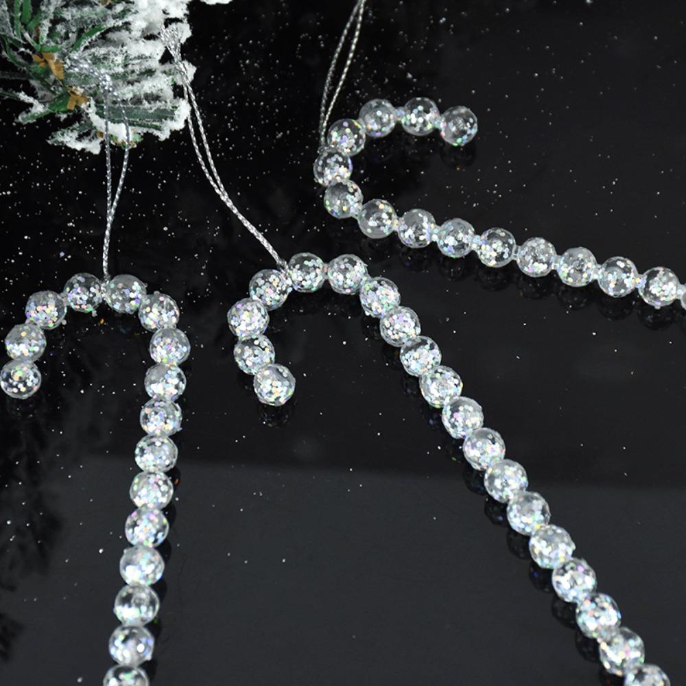 Wadees Phụ Kiện Trang Trí Cây Thông Giáng Sinh Lập Thể Hình Bông Tuyết Thiên Thần / Nai / Thiên Thần Bằng acrylic Trong Suốt diy