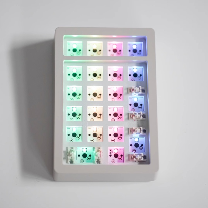 Bộ Bàn Phím Cơ bluetooth Không Dây 2.4g 21 Chế Độ