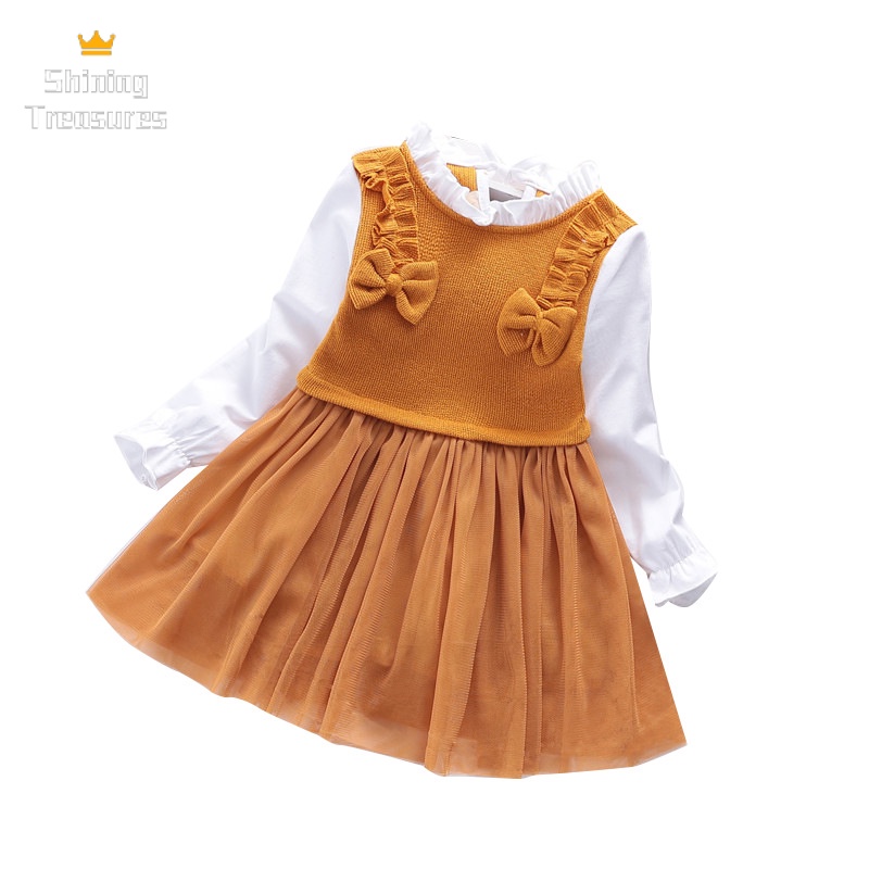 ShiningTreasures Váy Bé Gái váy váy trẻ em công chúa bé gái thời trang dễ thương đẹp 2023 NEW KLQ23919U2 38Z230918