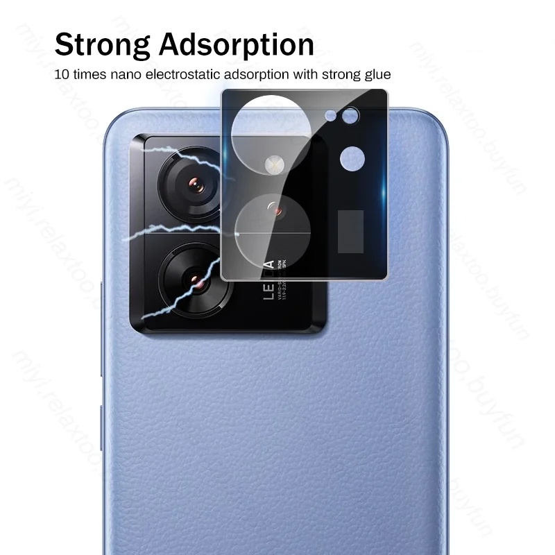 3D Curved Tempered Glass Camera Protector Cover Case Lens Protective Film For Xiaomi Mi 13T Mi13T 12t 11t Pro