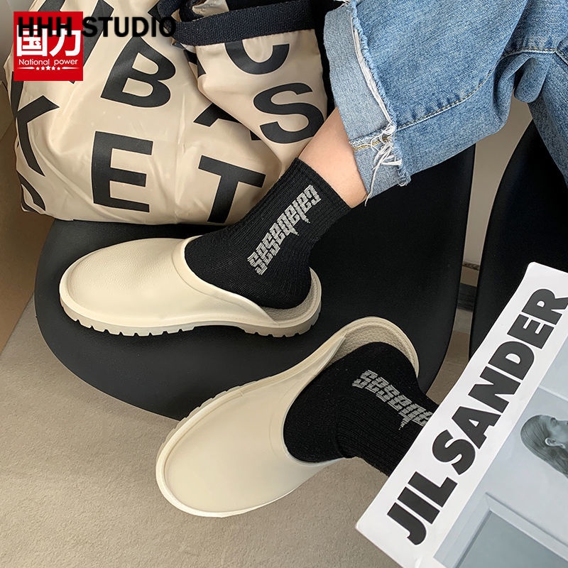 HHH GUCCI Dép sục dép crocs Giày Lười đế cao dép bánh mì FBT2390VQR 37Z230912