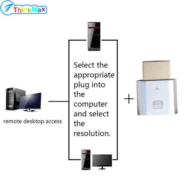 Thiết Bị Chia Sẻ Tín Hiệu hdmi 4k Mạ Vàng Độ Phân Giải Cao Di Động Phích Cắm edid