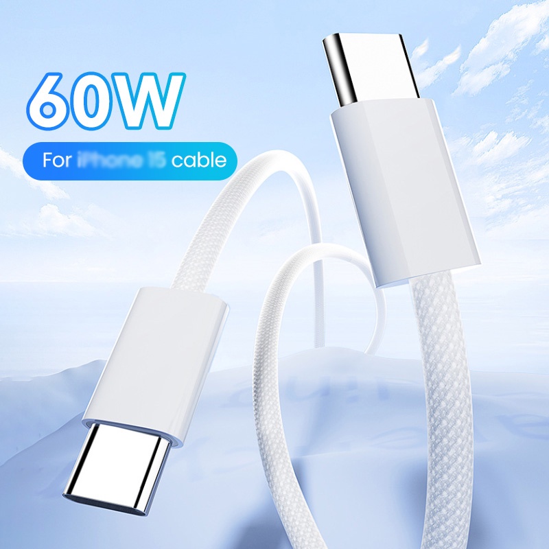 Dây Cáp Sạc Nhanh 60w usb c Sang type c Cho ip 15 xiaomi redmi sam ultra fe