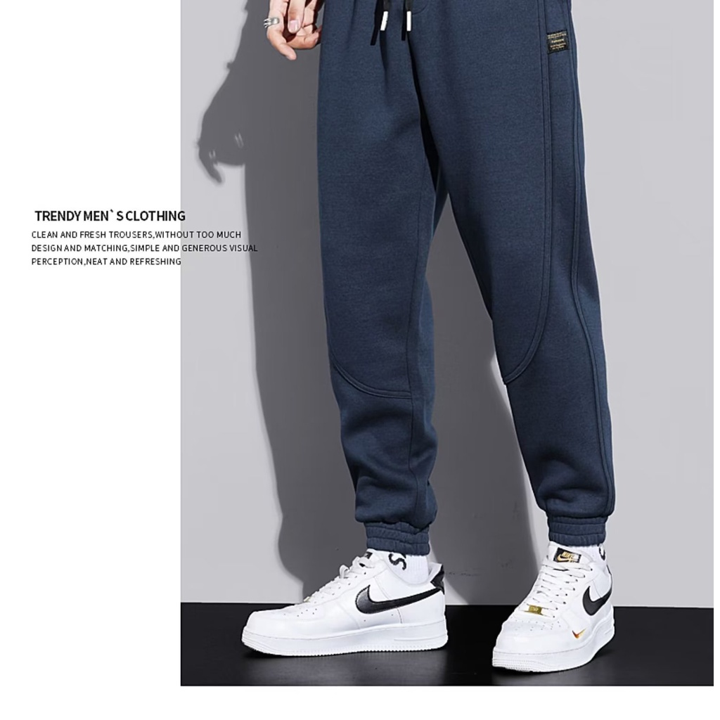 Quần Dài Thể Thao Dáng Rộng Thoải Mái Phong Cách Hàn Quốc 4 Màu Tùy Chọn m-3xl Thời Trang Mùa Thu Cho Nam Và Nữ