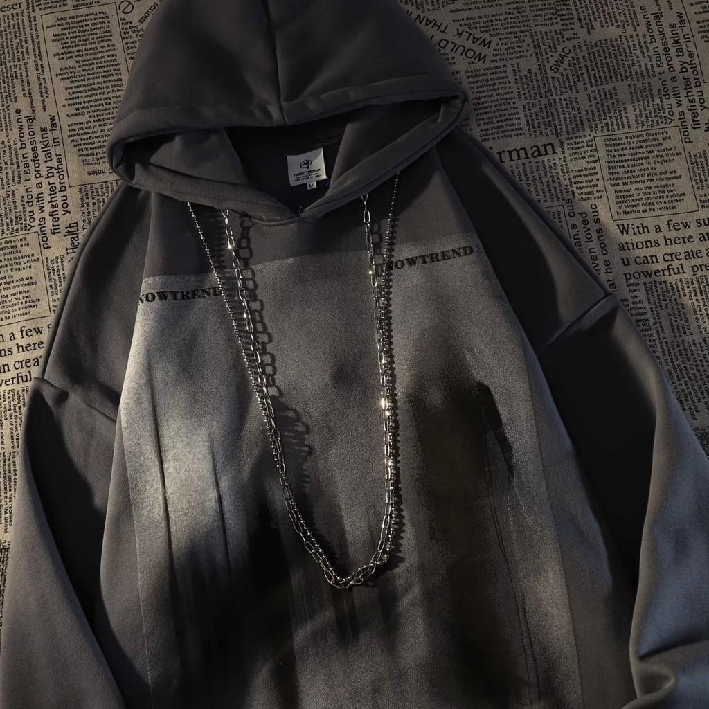 Áo Hoodie Dáng Rộng Thời Trang hip hop Cá Tính Dành Cho Nam Và Nữ