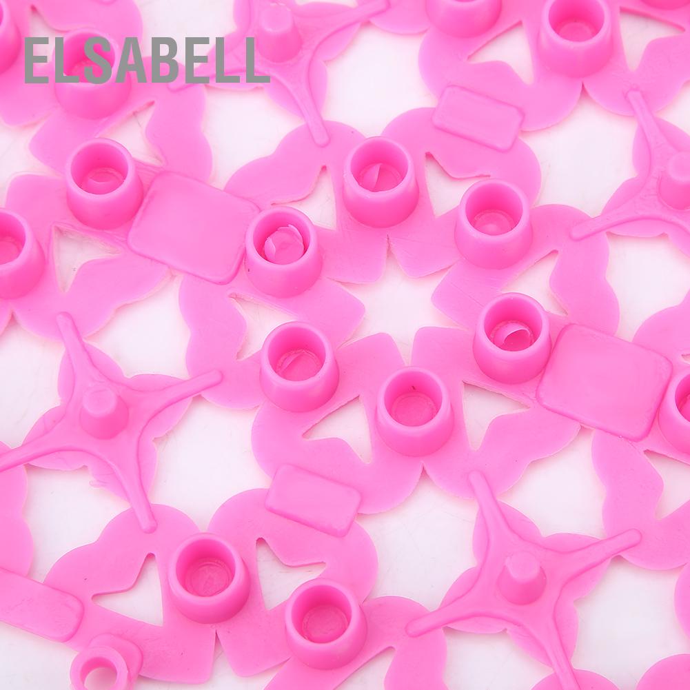 Elsabell 4 Màu Sắc Chó Mèo Thú Cưng Thảm Nhựa Ghép Rỗng Chống Trượt Cho Lồng Sàn Phòng Tắm