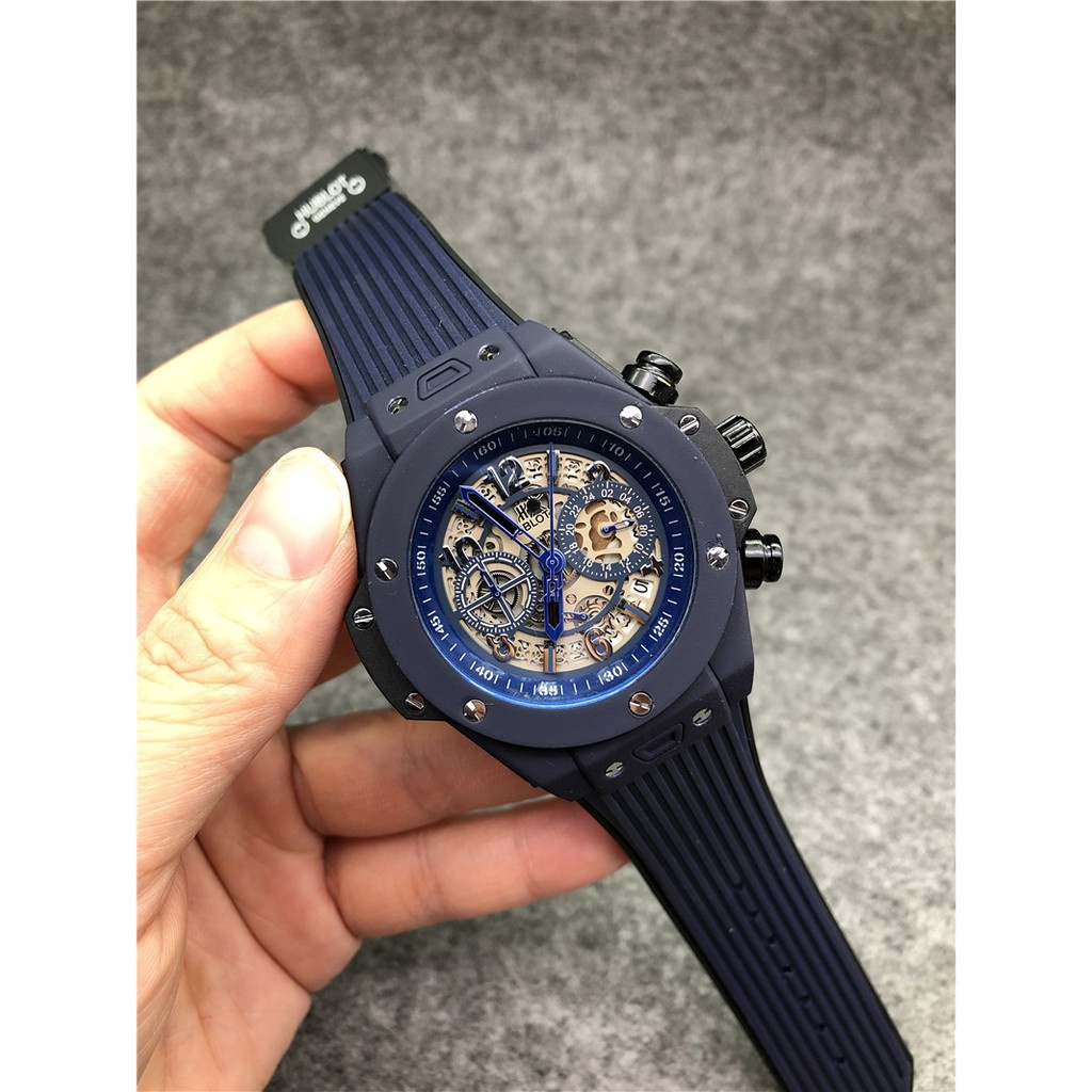 2023watch multi-function six-needle movement casual  sports man watch