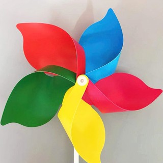 Chong chóng nhựa 6 màu 16cm treo dây trang trí trường học, mầm non, khu du lịch, nhà chùa
