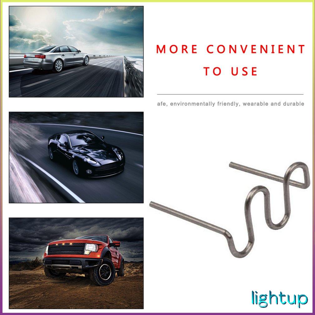 100Pcs Automobile Plastic Bumper Machine Repair Nails 0.8Mm