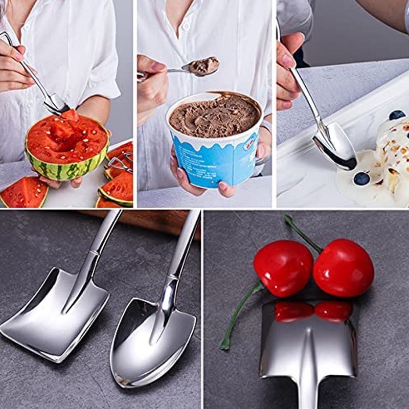 Muỗng Cà Phê Bằng Thép Không Gỉ 304 Phong Cách retro