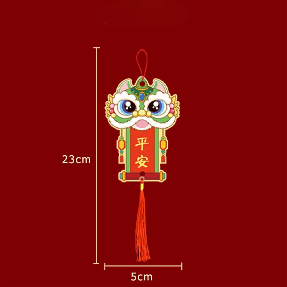 Set 6 Phụ Kiện Treo Trang Trí Năm Mới 2024 Hình Rồng Phong Cách Trung Hoa