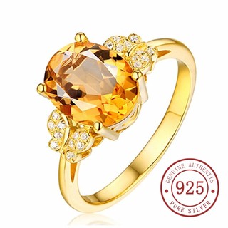 Nhẫn hở mạ vàng 18k hình nơ đính đá phong cách âu mỹ s925
