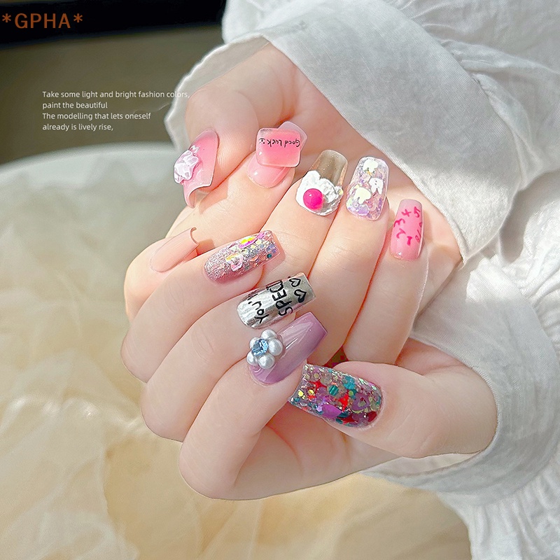 1 Hộp Sequin Lấp Lánh Hình Ngôi Sao Năm Cánh Trang Trí Móng Tay Nghệ Thuật diy gpha > 1box Mới