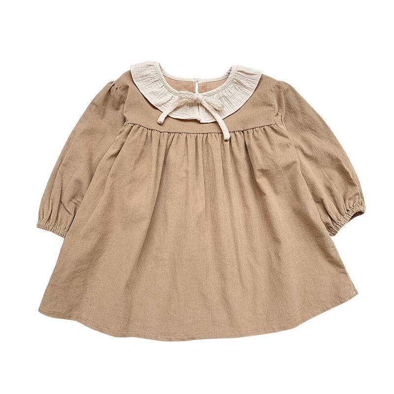 Đầm Công Chúa Phong Cách Hàn Quốc Thời Trang Xuân Thu 2023 Mới Cho Bé Gái