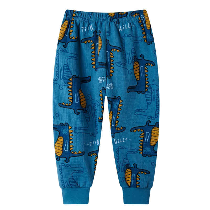 Quần Ngủ Dài 90-160cm In Họa Tiết Hoạt Hình Thời Trang Thu Đông Cho Bé