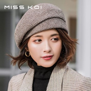 Misskoi  Mũ Beret Họa Sĩ Phong Cách Retro Anh Quốc Hợp Thời Trang Xuân Thu Dành Cho Nữ