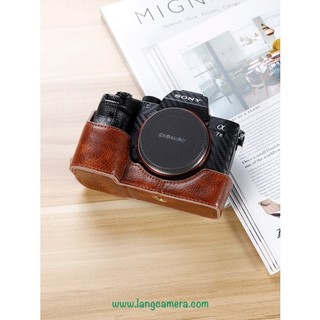 Bao Da -  Halfcase Sony A73, A7r3, A9 Mẫu Mới