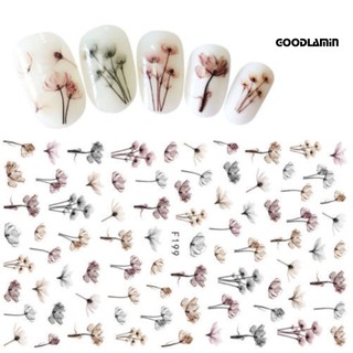 Miếng Dán Trang Trí Móng Tay Hình Hoa 3d diy